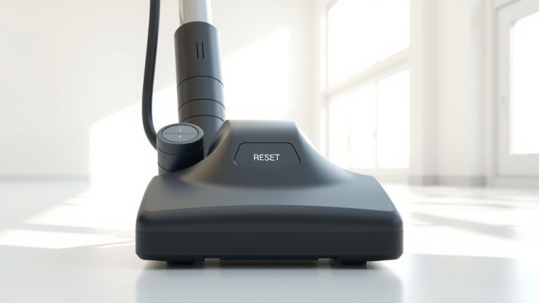 Is There A Reset Button On A Vacuum Cleaner?