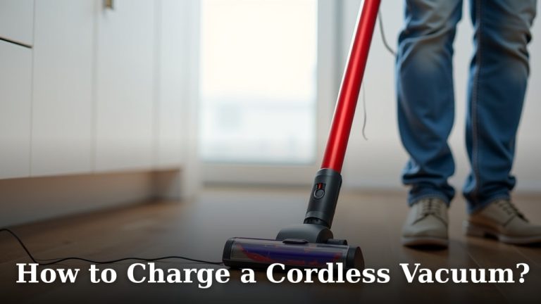 How to Charge a Cordless Vacuum?