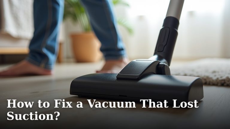How to Fix a Vacuum That Lost Suction?