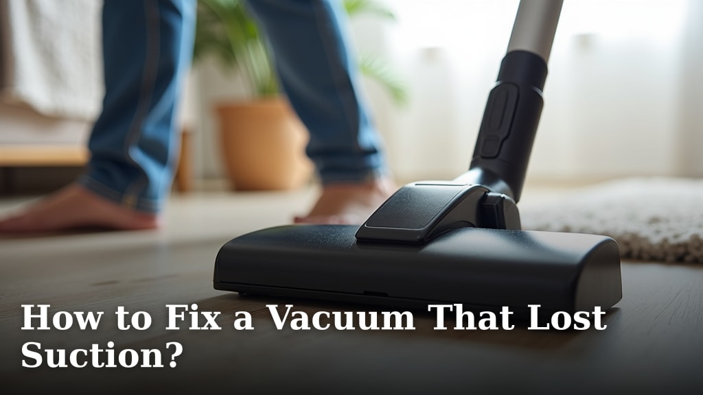 How to Fix a Vacuum That Lost Suction?