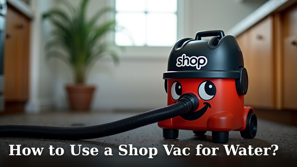 How to Use a Shop Vac for Water?