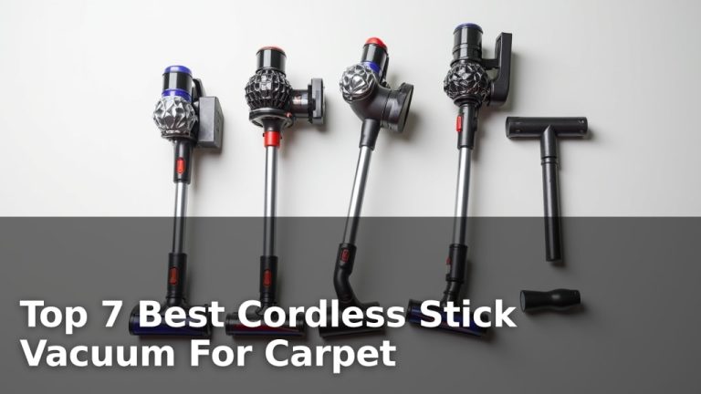 Top 7 Best Cordless Stick Vacuum For Carpet
