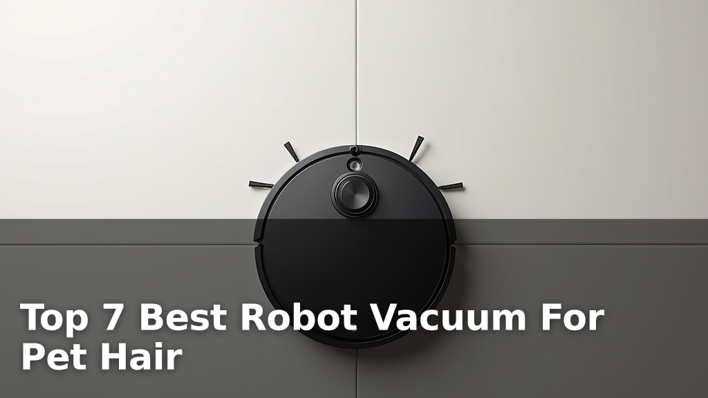 Top 7 Best Robot Vacuum For Pet Hair
