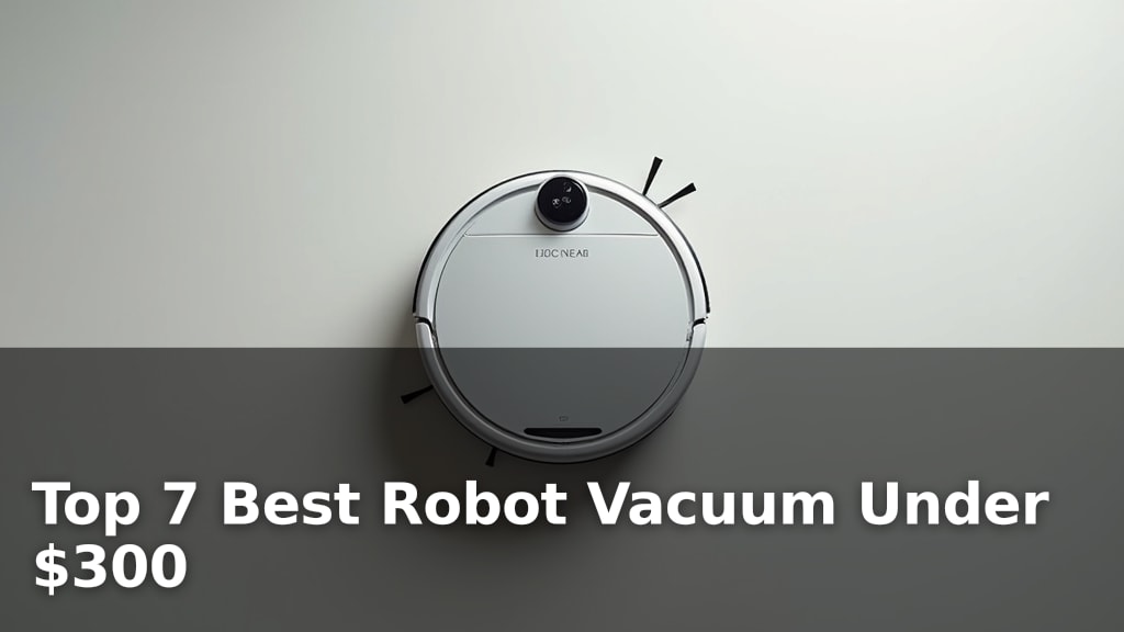 Top 7 Best Robot Vacuum Under $300