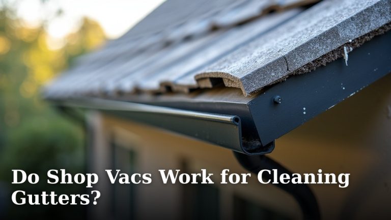 Do Shop Vacs Work for Cleaning Gutters?