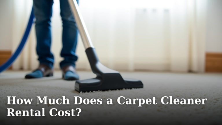 How Much Does a Carpet Cleaner Rental Cost?