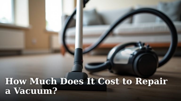 How Much Does It Cost to Repair a Vacuum?