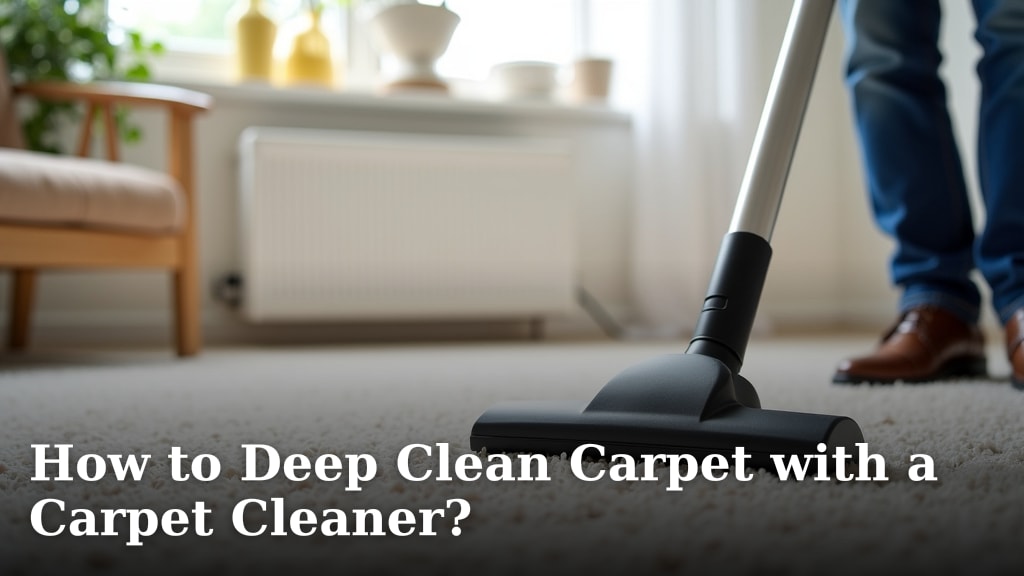 How to Deep Clean Carpet with a Carpet Cleaner?