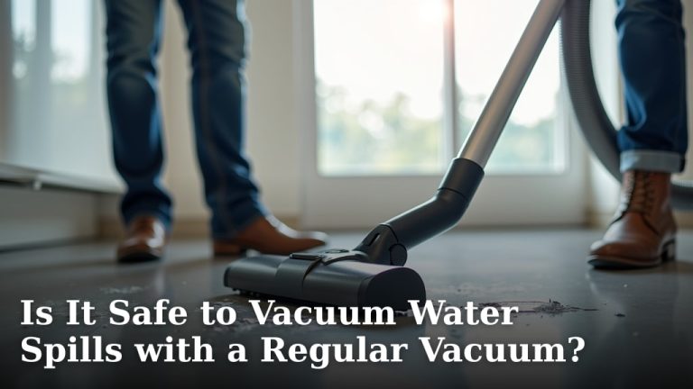 Is It Safe to Vacuum Water Spills with a Regular Vacuum?