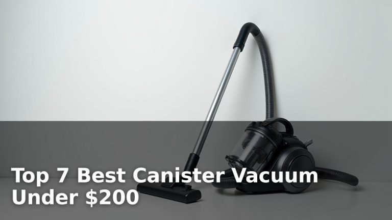 Top 7 Best Canister Vacuum Under $200