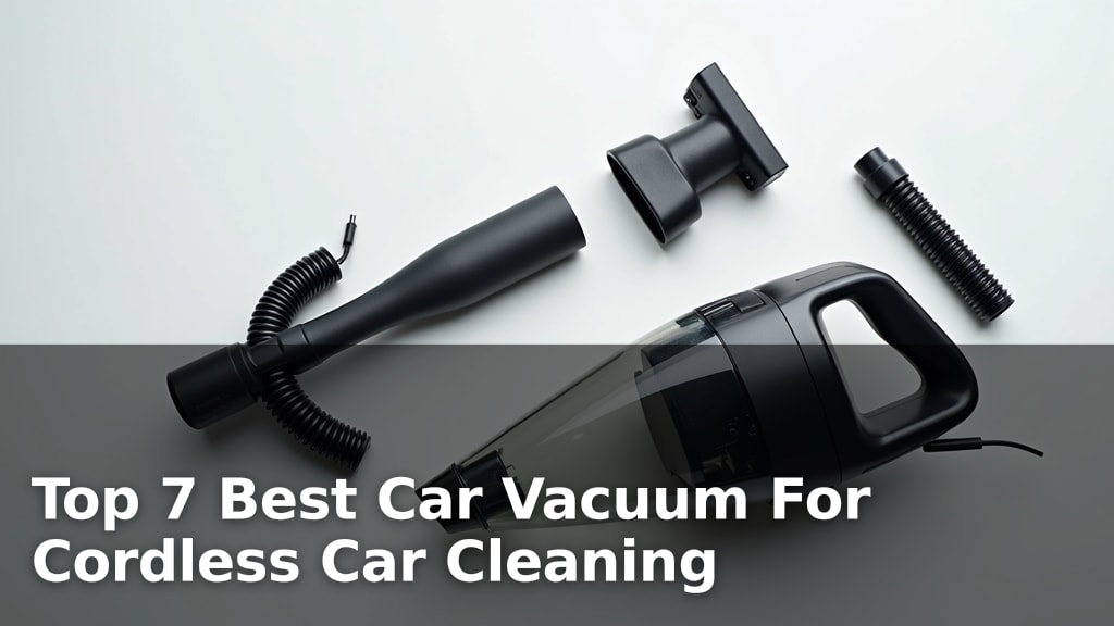 Top 7 Best Car Vacuum For Cordless Car Cleaning