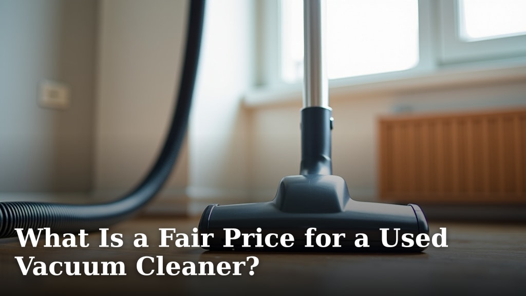 What Is a Fair Price for a Used Vacuum Cleaner?