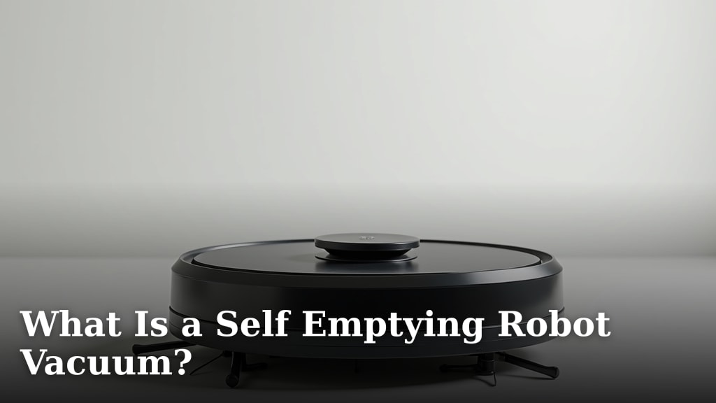 What Is a Self Emptying Robot Vacuum?