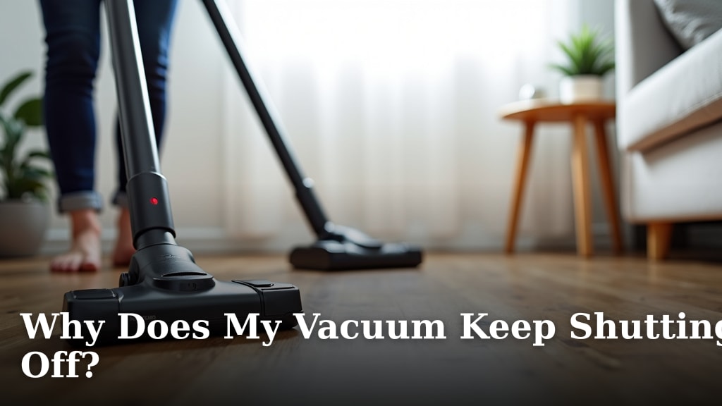 Why Does My Vacuum Keep Shutting Off?