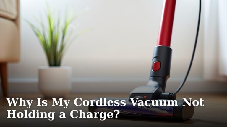 Why Is My Cordless Vacuum Not Holding a Charge?