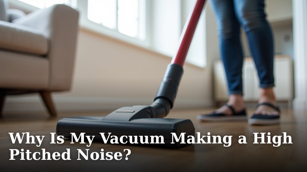 Why Is My Vacuum Making a High Pitched Noise?
