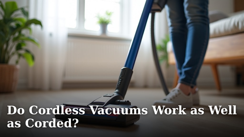 Do Cordless Vacuums Work as Well as Corded?