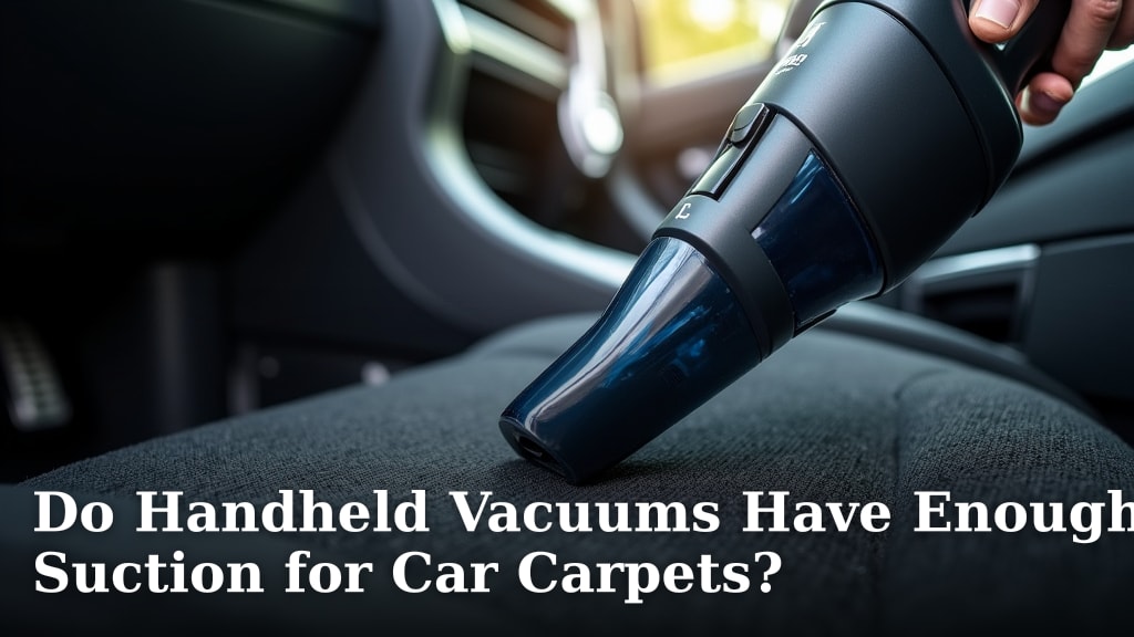 Do Handheld Vacuums Have Enough Suction for Car Carpets?
