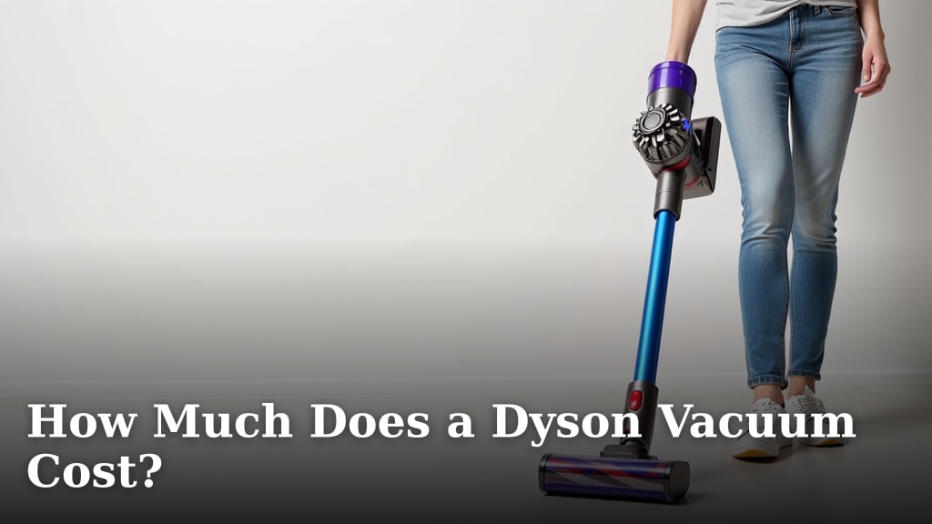 How Much Does a Dyson Vacuum Cost?