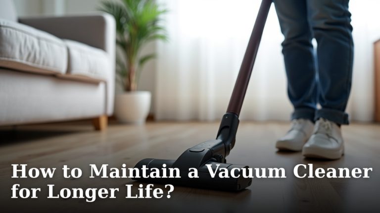 How to Maintain a Vacuum Cleaner for Longer Life?