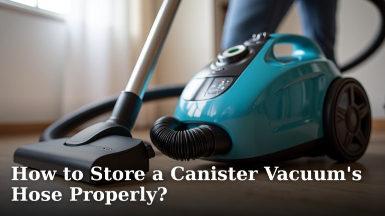 How to Store a Canister Vacuum's Hose Properly?