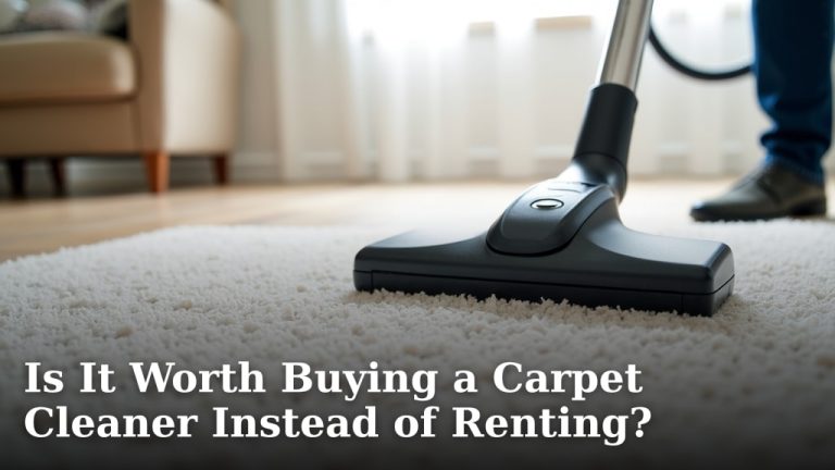 Is It Worth Buying a Carpet Cleaner Instead of Renting?