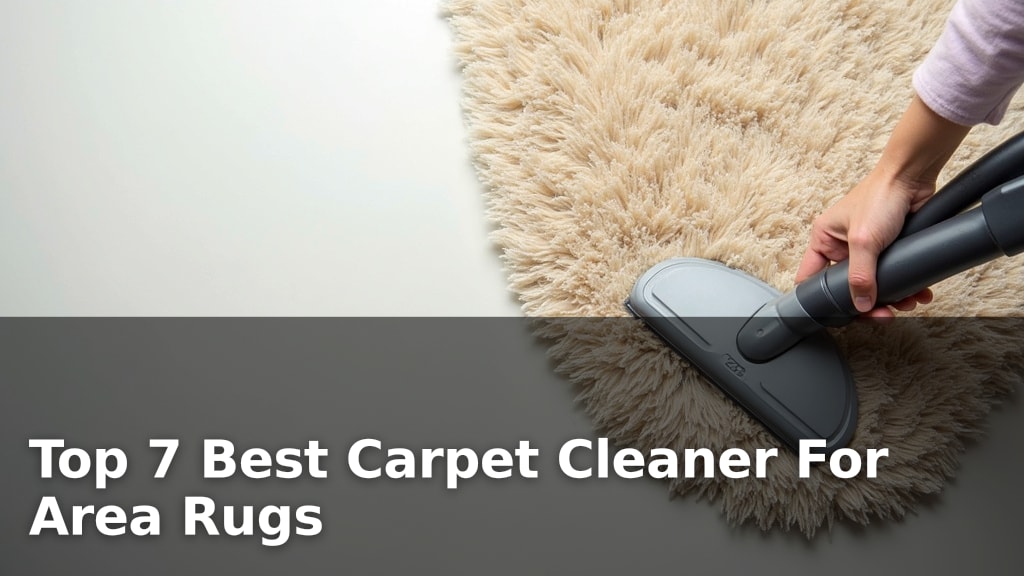 Top 7 Best Carpet Cleaner For Area Rugs