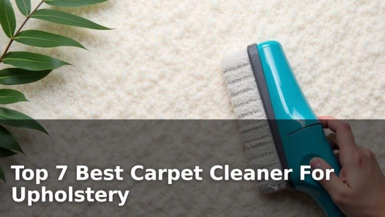 Top 7 Best Carpet Cleaner For Upholstery