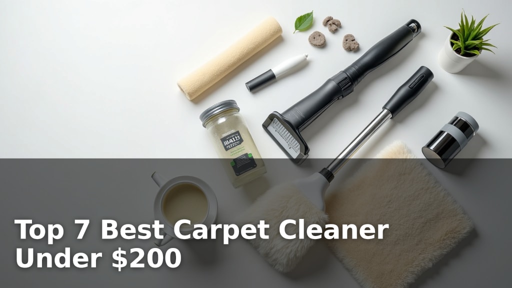 Top 7 Best Carpet Cleaner Under $200