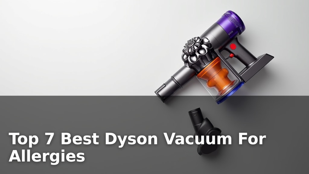 Top 7 Best Dyson Vacuum For Allergies