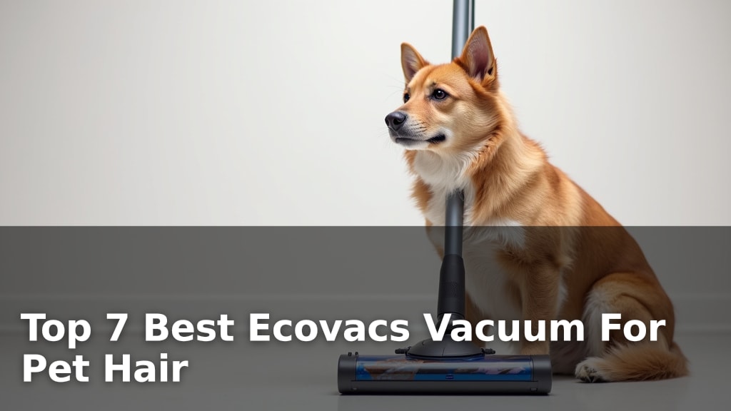 Top 7 Best Ecovacs Vacuum For Pet Hair