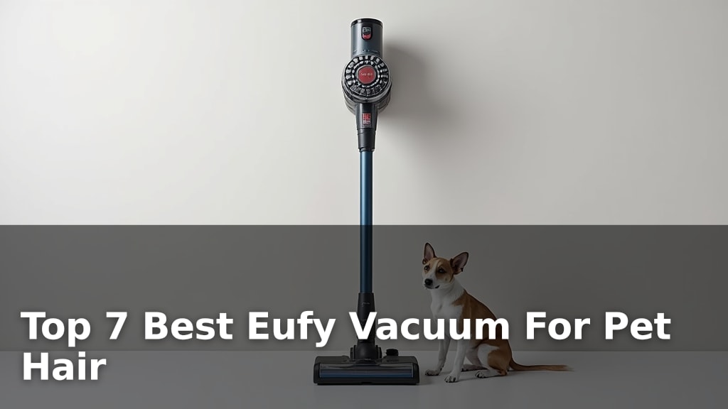 Top 7 Best Eufy Vacuum For Pet Hair