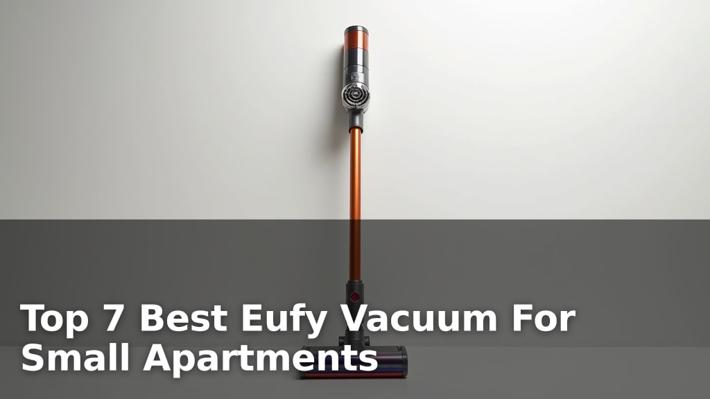 Top 7 Best Eufy Vacuum For Small Apartments