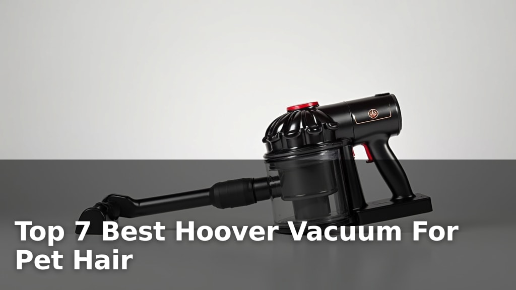 Top 7 Best Hoover Vacuum For Pet Hair