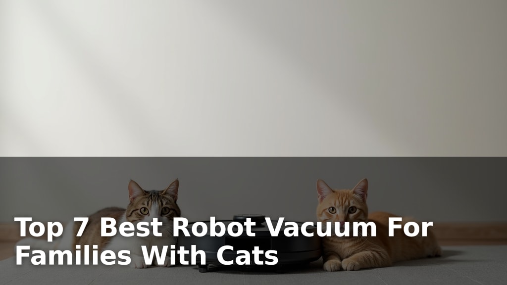 Top 7 Best Robot Vacuum For Families With Cats