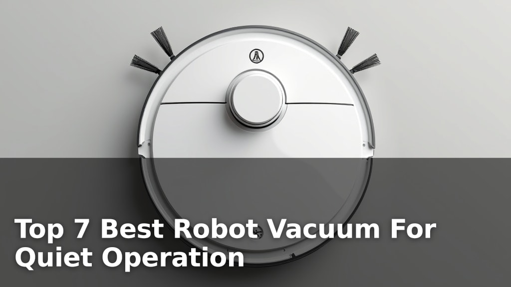 Top 7 Best Robot Vacuum For Quiet Operation