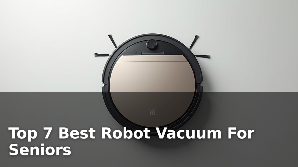 Top 7 Best Robot Vacuum For Seniors