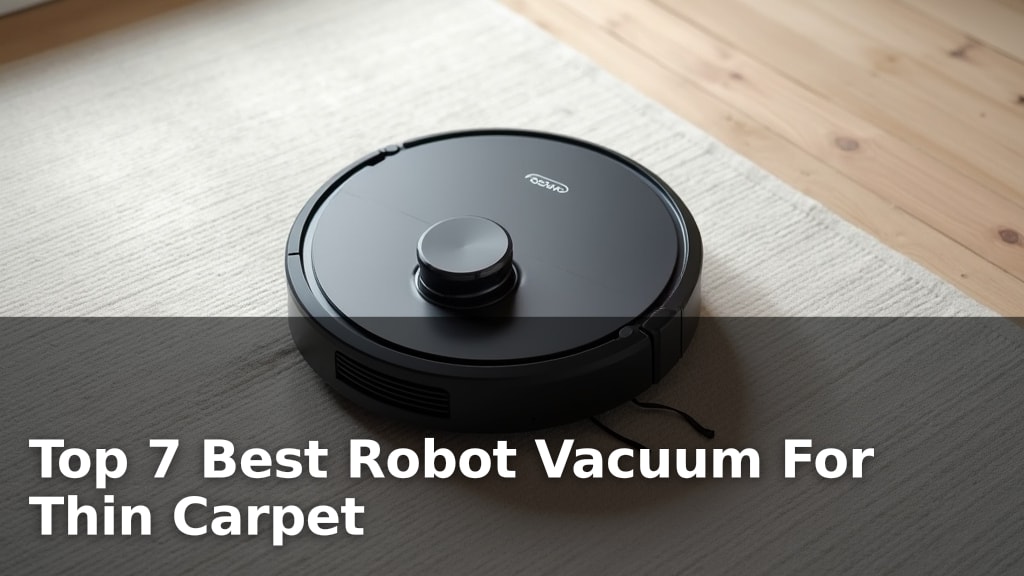 Top 7 Best Robot Vacuum For Thin Carpet