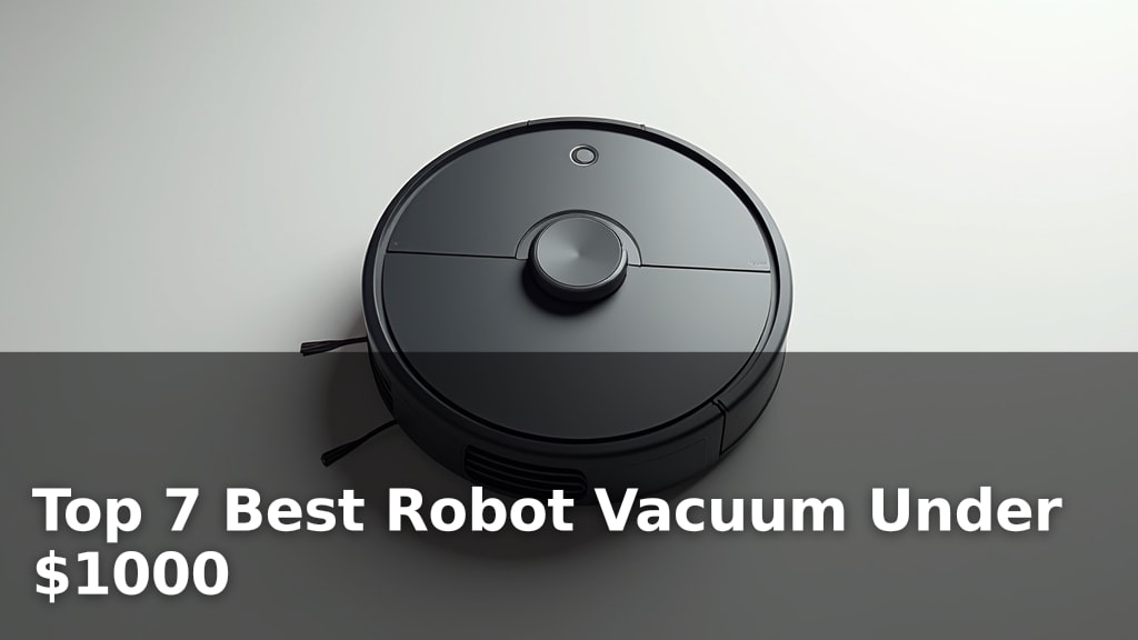 Top 7 Best Robot Vacuum Under $1000