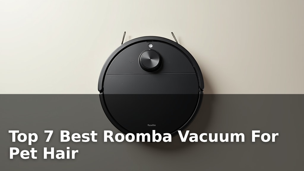 Top 7 Best Roomba Vacuum For Pet Hair