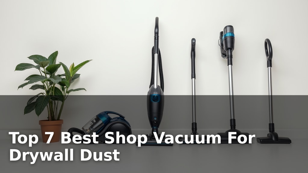 Top 7 Best Shop Vacuum For Drywall Dust