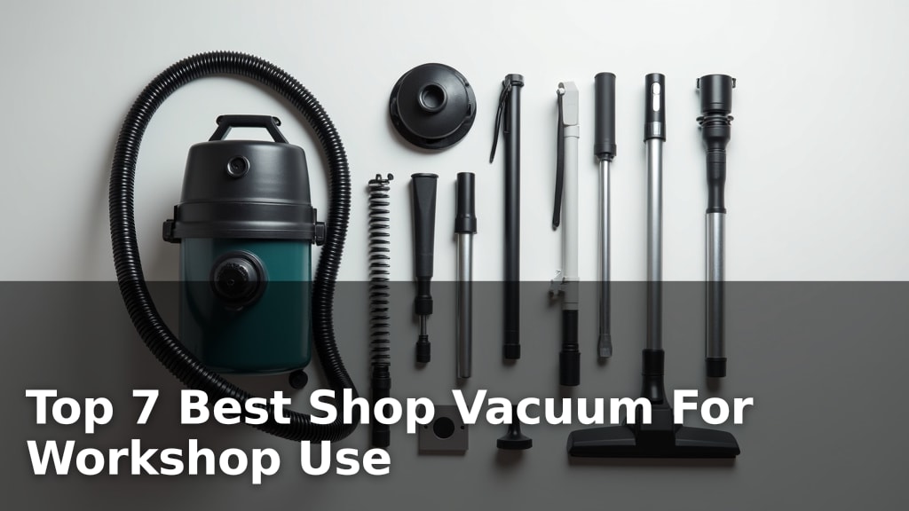 Top 7 Best Shop Vacuum For Workshop Use