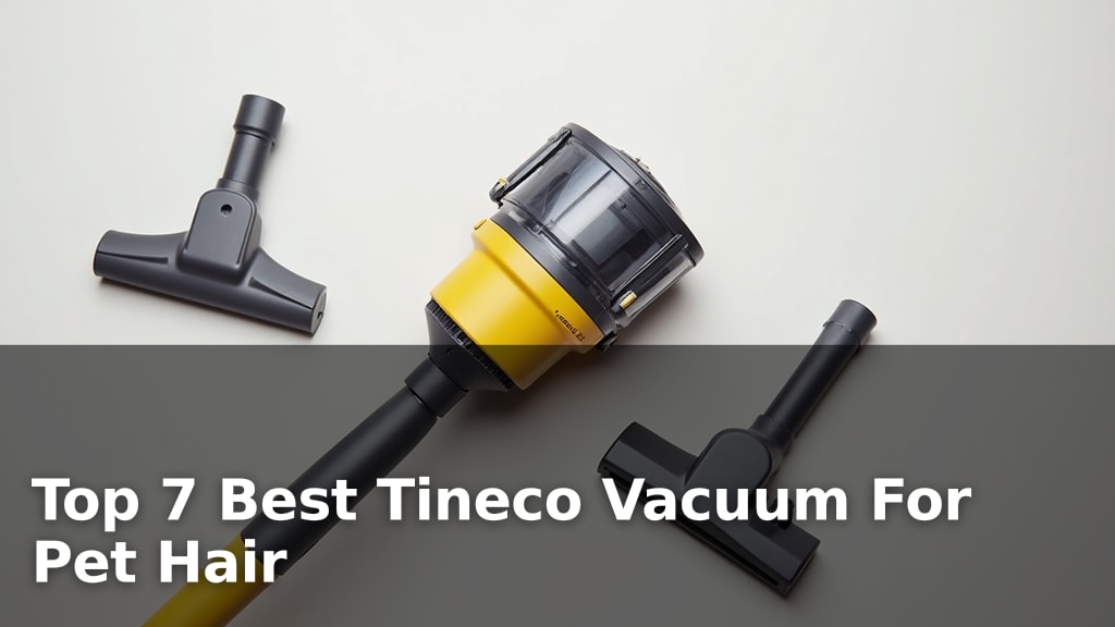 Top 7 Best Tineco Vacuum For Pet Hair