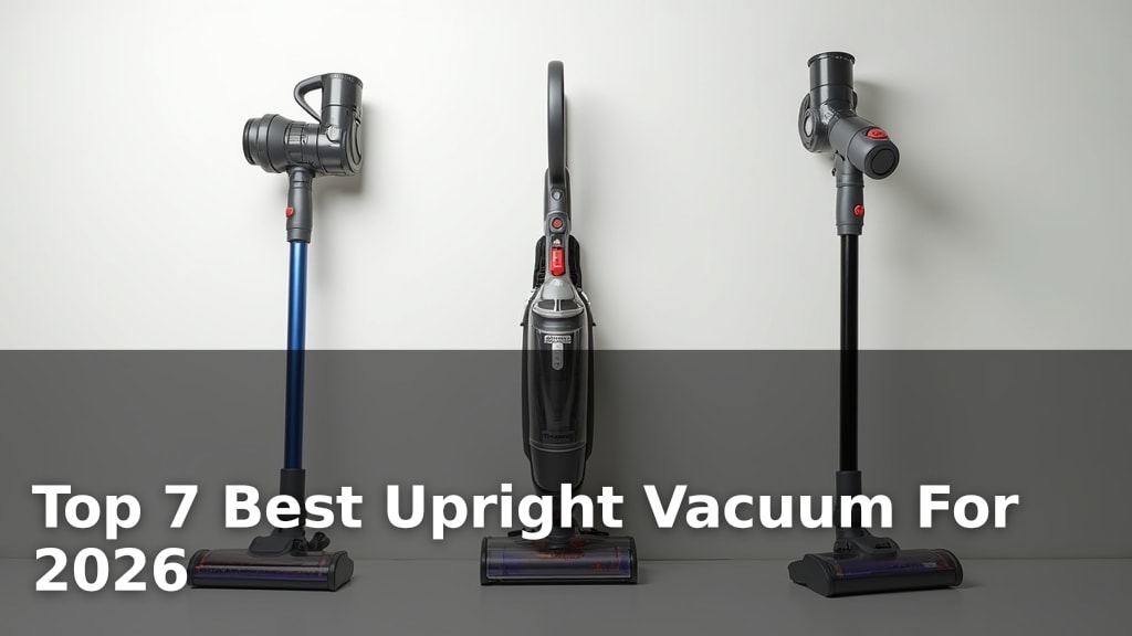 Top 7 Best Upright Vacuum For 2026