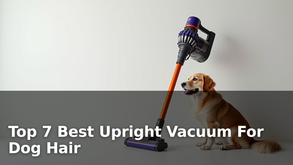 Top 7 Best Upright Vacuum For Dog Hair