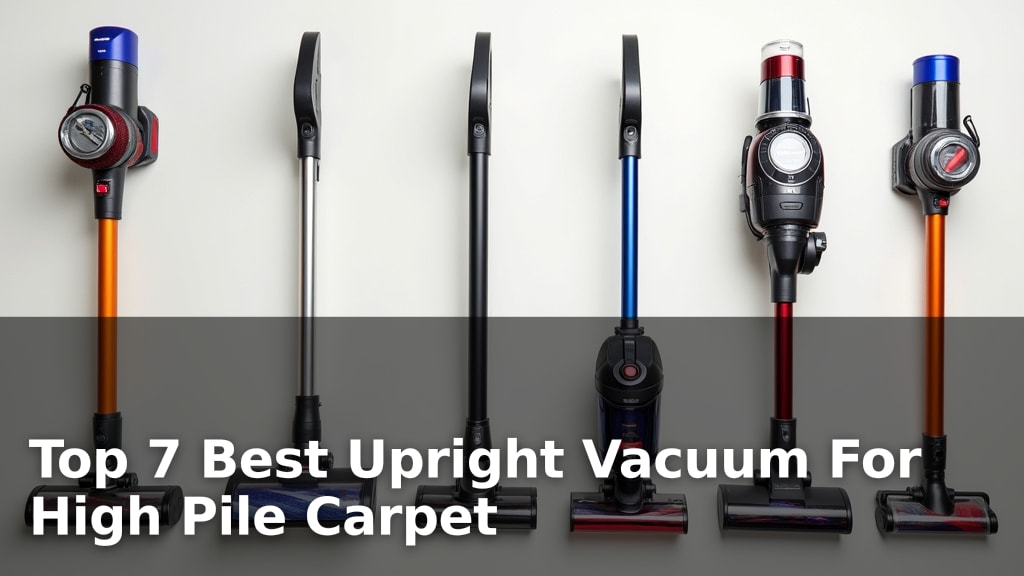 Top 7 Best Upright Vacuum For High Pile Carpet