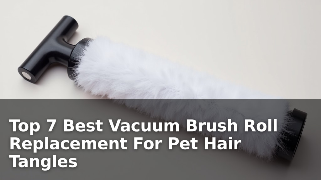 Top 7 Best Vacuum Brush Roll Replacement For Pet Hair Tangles