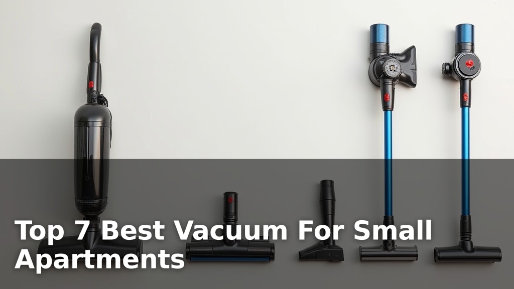 Top 7 Best Vacuum For Small Apartments