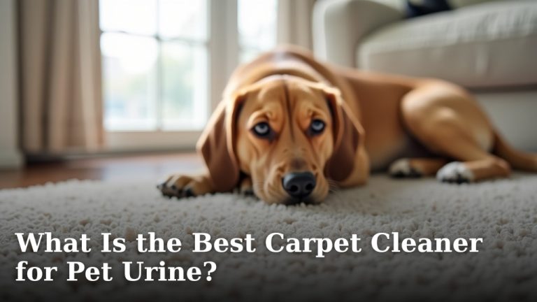 What Is the Best Carpet Cleaner for Pet Urine?