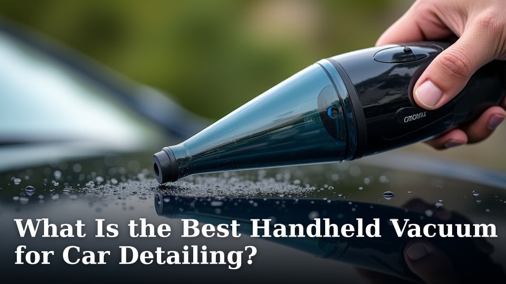 What Is the Best Handheld Vacuum for Car Detailing?